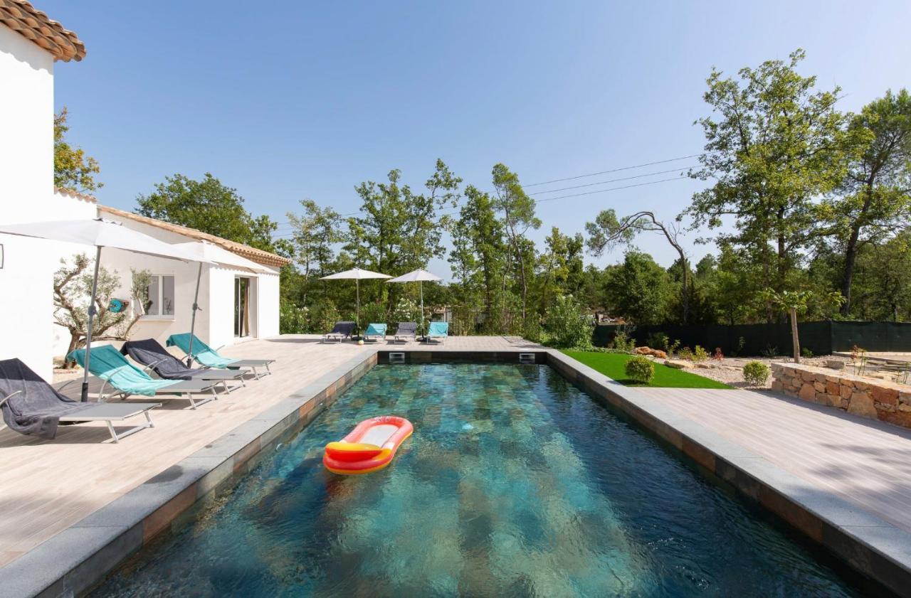 Superbe Villa Seillans La Grande Bastide Avec Piscine, Jardin, Climatisation Et Salle De Sport Exterior foto